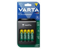 Varta LCD Plug Charger + Inkl. 4X Akku Mignon AA (2100 Mah) Universal LadegeräT