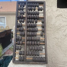 Antique Abacus 13 Rows 14.5” X 7”