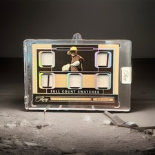 2025 Three and Two - Full Count Swatches Leo De Vries Holo Silver /25 (MEM, RC)