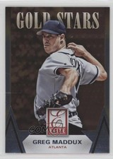 2015 Panini Elite Gold Stars Greg Maddux #17 HOF f5l