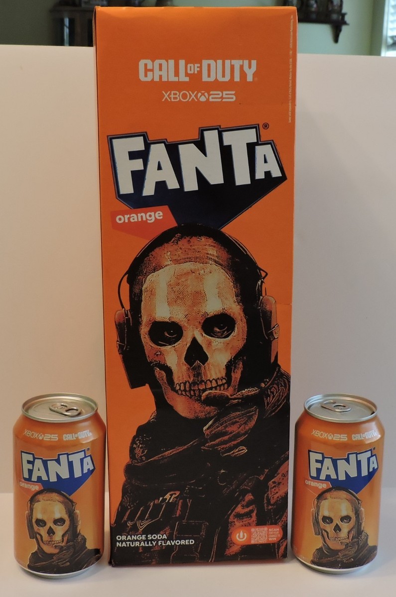 2026 FANTA CALL OF DUTY'S GHOST ORANGE SODA LIMITED EDITION 12oz