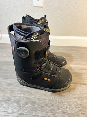 #ad #ad Union Cadet Kids Snowboard Boots Deeluxe Black US size 6.5 Boa Power Strap $79.99