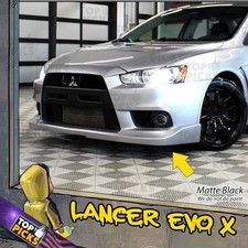 Fits 08-15 Mitsubishi Lancer EVO X JDM OE Style Front Bumper Chin Lip Spoiler