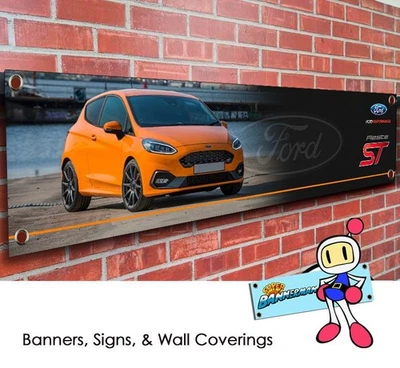 Ford Fiesta ST Performance Edition Banner for Garage, Workshop, Showroom 1.3m