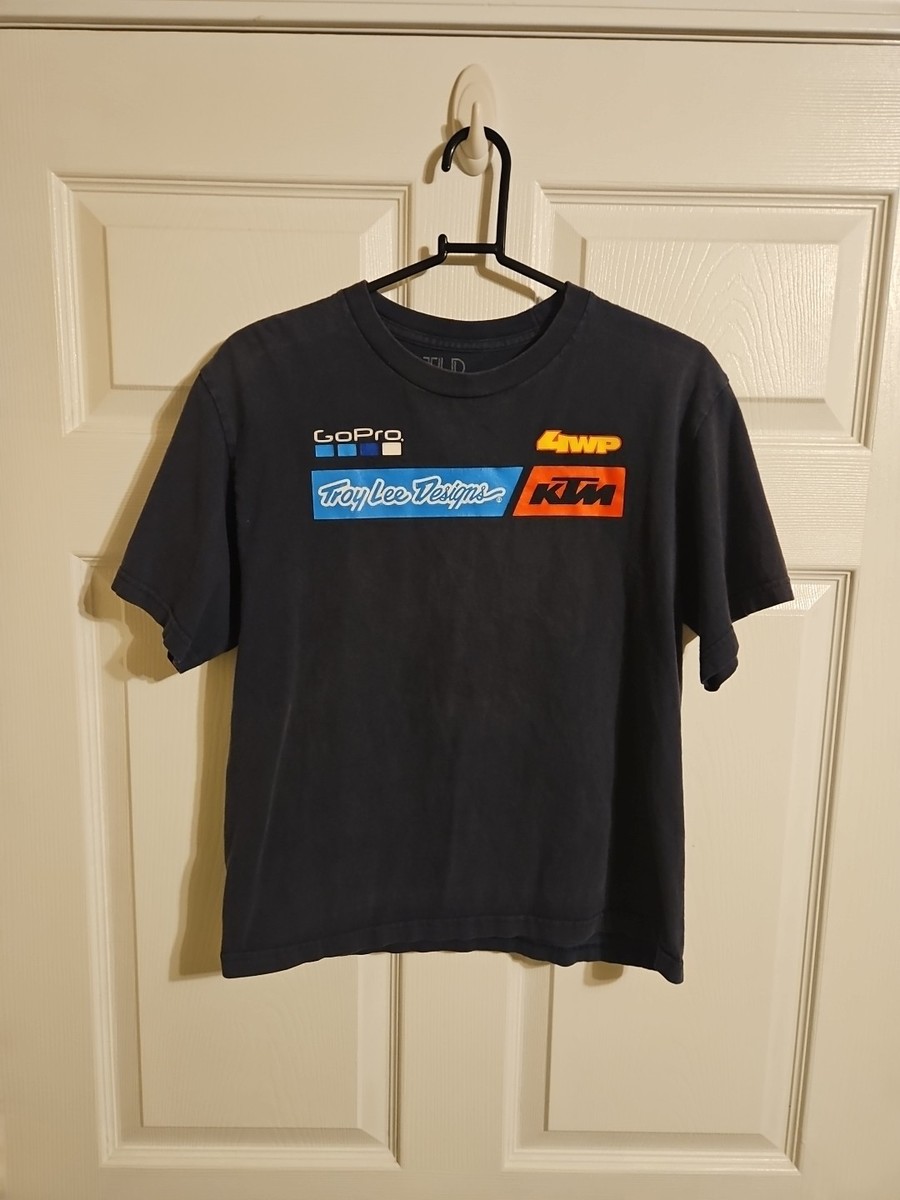 Troy Lee Designs T-Shirt Mens Large Black Red Bull KTM Racing