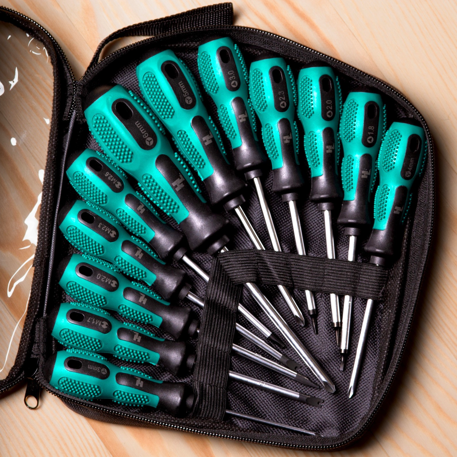 12pc Security Screwdriver Set Y U Triangle Tips Repair Tool Kit Green Precision