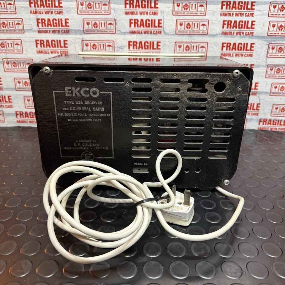 Vintage Ekco Valve Radio Bakelite | eBay UK
