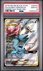 2019 POKEMON SM BLACK STAR PROMO #SM167 FULL ART/CELEBI & VENUSAUR GX PSA 10
