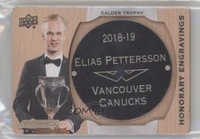 2023 Engrained Honorary Engravings Manufactured Plate /100 Elias Pettersson 1q2