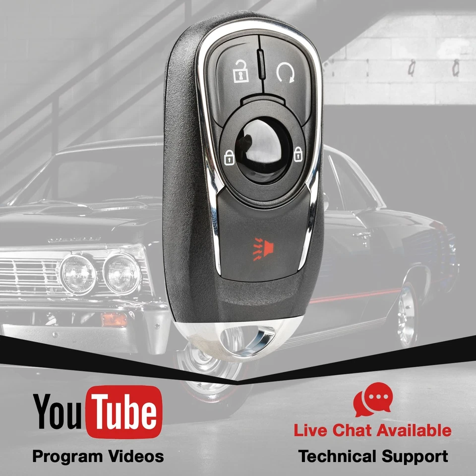 2 Key Fob Remote for 2017 2018 2019 2020 Buick Encore 13506665 HYQ4AA - Изображение 3 из 4