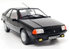 Solido 1/18 - Renault Fuego Turbo Black 1980 Diecast Model Car