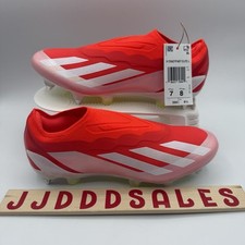 Adidas X Crazyfast Elite Laceless FG Soccer Cleats Red IF0661 Men's Size 7 / W 8