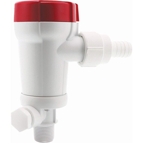 Rule 601FC 500 Gph Livewell Pump Straight Seacock Inlet