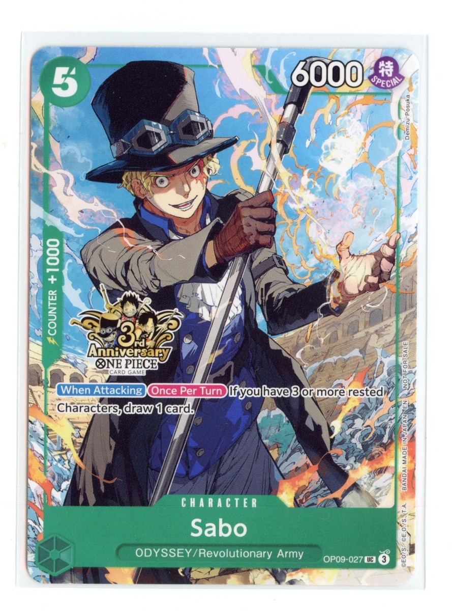 Sabo (3rd Anniversary Tournament 3 Brothers Pack OP09-027 UC