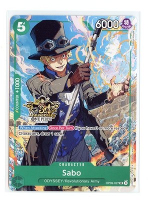 Sabo (3rd Anniversary Tournament 3 Brothers Pack OP09-027 UC