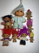 Vintage Troll Dolls Lot Of 8