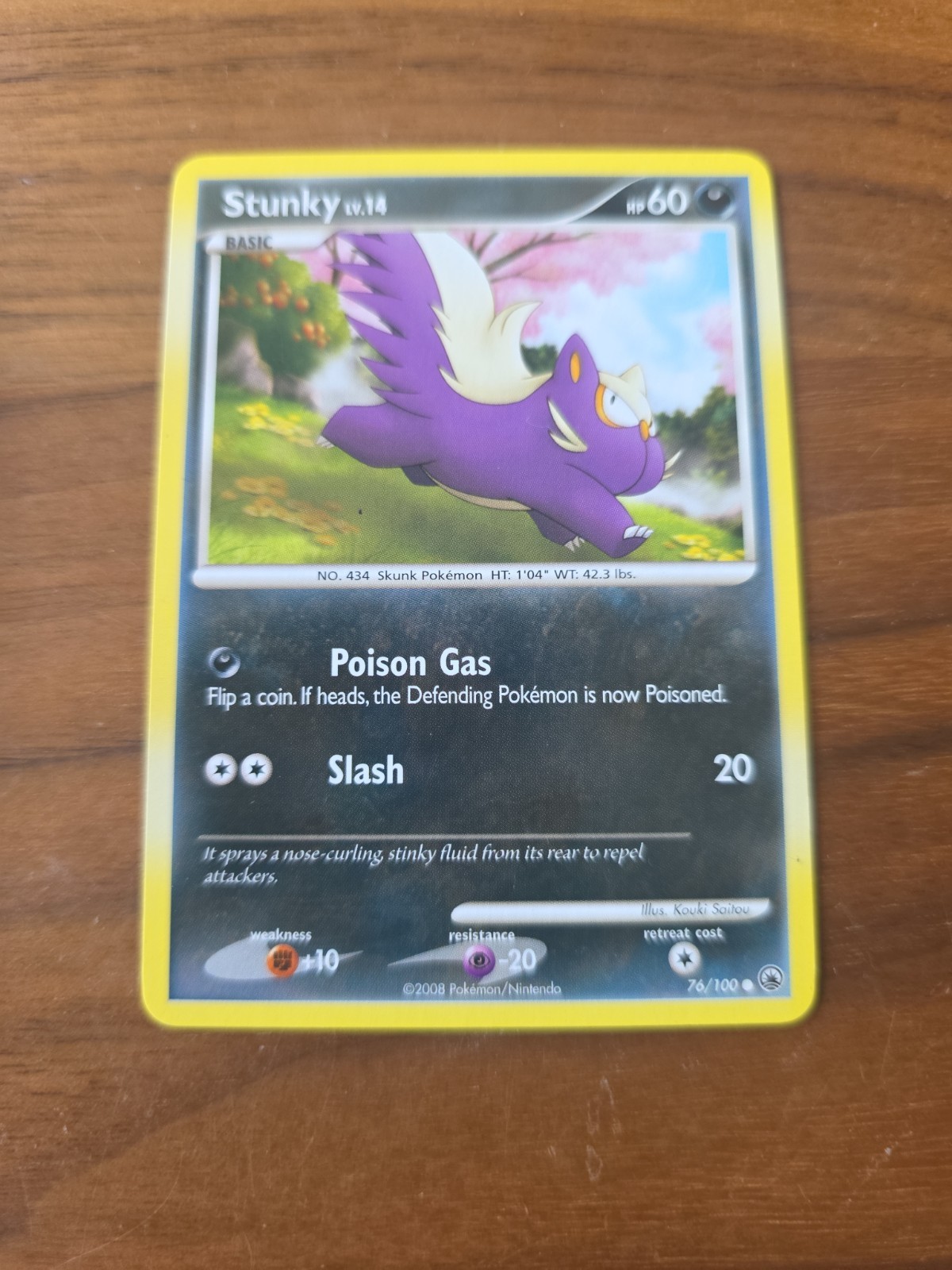 STUNKY - 76/100 - Majestic Dawn - Common - Pokemon Card - NM