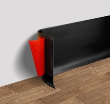 4 Vinyl Wall Base Molding Flexible Self-adhesive Rubber Baseboard Trim