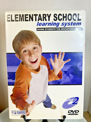 Fogware ELEMENTARY SCHOOL Learning System  DVD Disk 2 Math/Writing/Literature/G