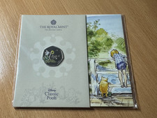 Piglet 2020 Royal Mint BUNC 50p from Disney Classic Winnie the Pooh (COLOURED)