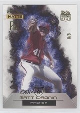 2022 Wild Card Matte SP Exclusive White Background - Blue 8/8 Matt Cronin fm0