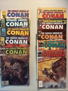 Lote Revista Espada Salvaje de Conan 10 Total #’s 35 42 48 59 84 87 94 109 125