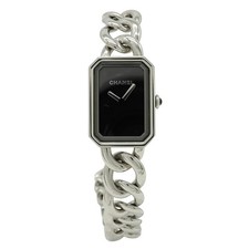 Used CHANEL Premiere W chain H4199 Wrist watch Women Quartz Black