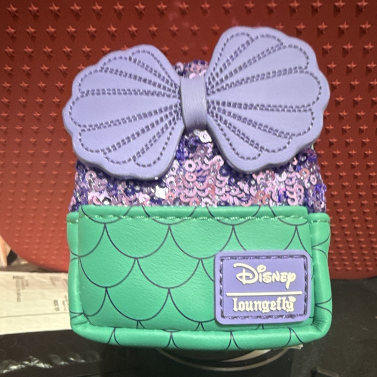 Loungefly Disney Ariel Mini Sequin Backpack The Little  display picture 2