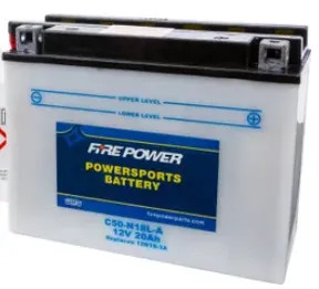 Fire Power HD 12V Conventional Battery C50-N18L-A Quest Max 650 4x4 04