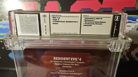 Resident Evil 4: Premium Edition GameStop Exclusive 9.8 A PSA/WATA. not Cgc Vga