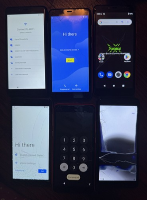 #ad #ad Lot Of 6 UNO Premier Pro Mobile X55 X2 BROKEN Parts Fast Ship Issues $39.88