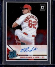 2019 Donruss Optic Rated Rookies Signatures #10 Daniel Ponce de Leon
