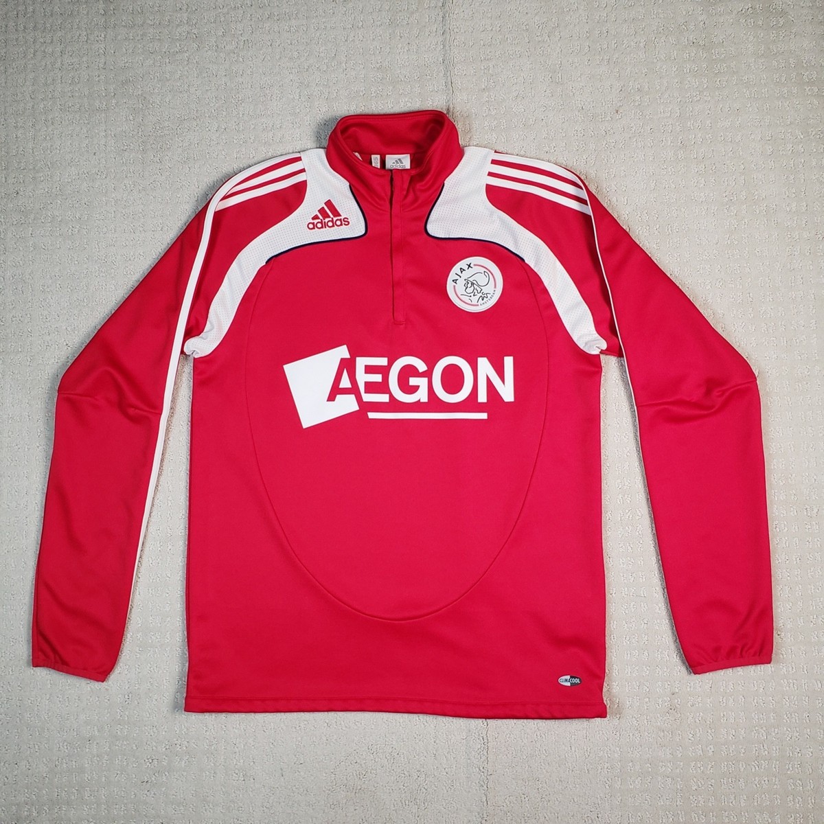 adidas Ajax ウィンドブレーカー 赤白 adidas Ajax ウィンドブレーカー 赤白 - メルカリ