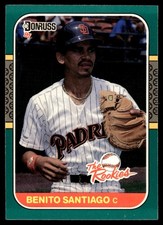 1987 Donruss The Rookies Benito Santiago #44