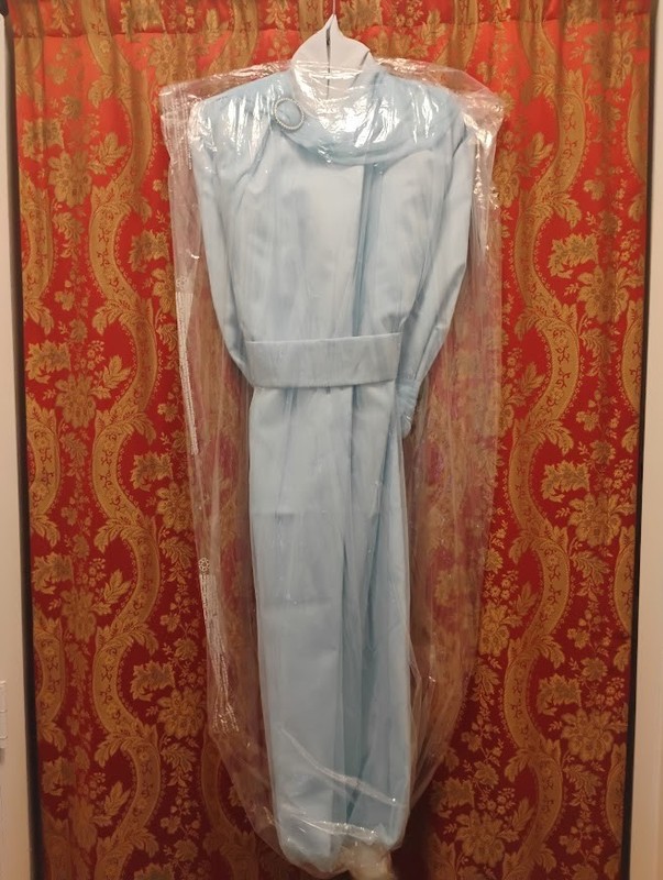 Antique Burial Gown, Vintage Funeral, Vera Lee Brand, Mortuary Embalming Garment