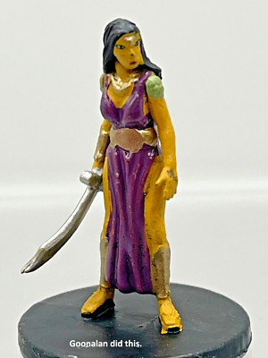 D&D Pathfinder Mini Storm King's Thunder 22 Yuan-Ti Pureblood (Sword) UC