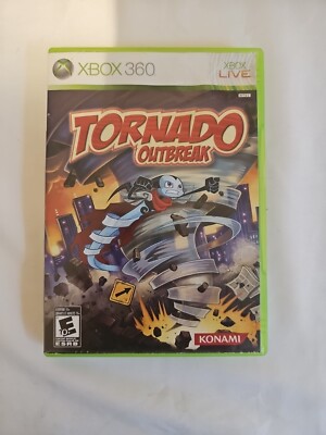 Tornado Outbreak (Microsoft Xbox 360, 2009)  Tested No Manual Free Shipping