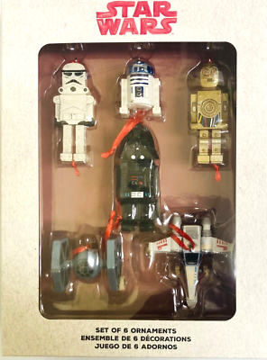 NIB Disney Star Wars Toys Sketchbook Christmas Sketchbook Ornament