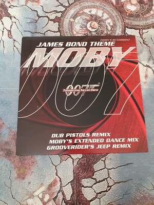 Moby    James Bond Theme (Re-Version) 12''  vinyl Promo copy PXXL12Mute210