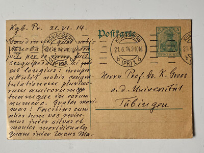Otto Immisch  ( 1862  - 1936 ) - Pädagoge - original signierte Karte