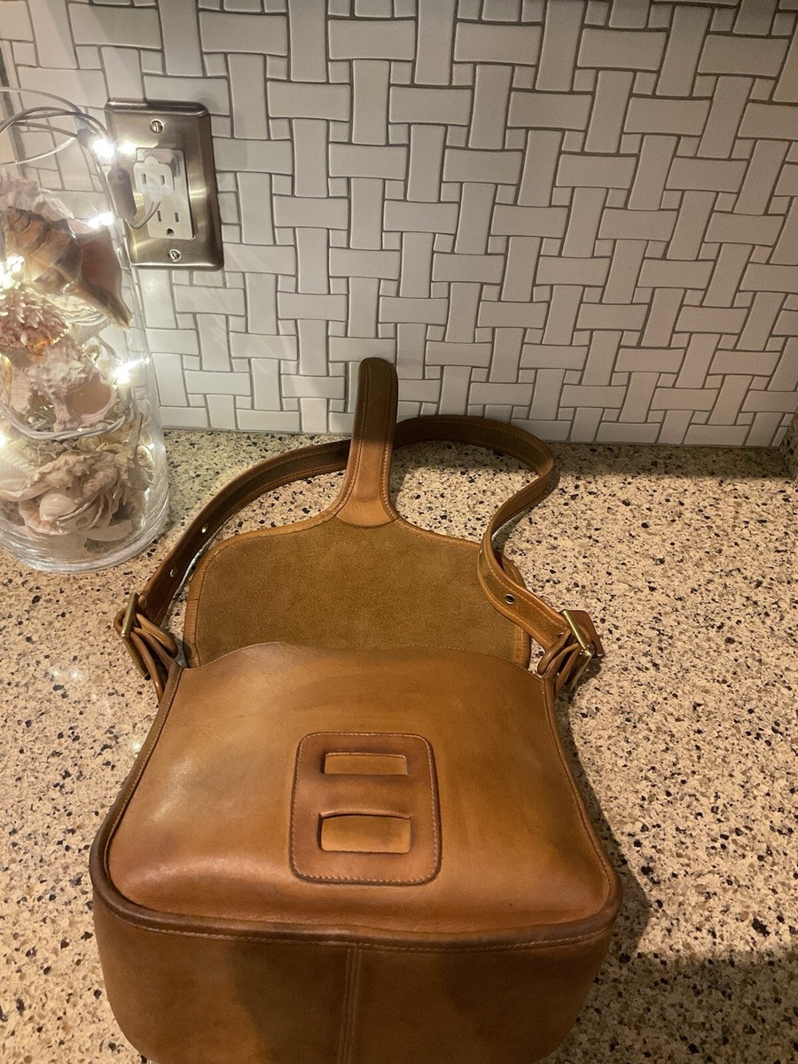 バッグ Coach Bonnie Cashin NYC Flight Bag Coach Courier Vintage Bonnie Cashin Bag Glovetanned Leather 8920