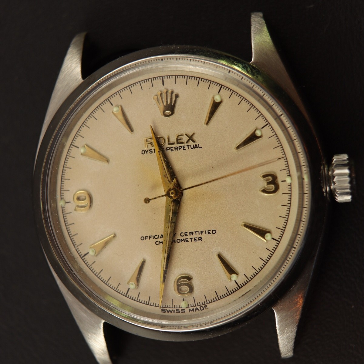 C 1956 Rolex Oyster Perpetual Ref 6564 w/ cal 1030 Movement (RX