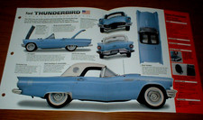 1957 Ford Thunderbird Original Imp Brochure Specs Poster Info 57 55 56 Tbird 1957 Ford Thunderbird Original Imp Brochure Specs Poster Info 57 55 56 Tbird