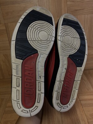 VNTG🔥 Nike Air Jordan II 2 Retro QF Candy Pack Red Black White Sz