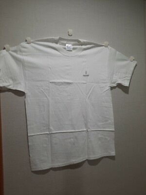 Absolut Vodka T Shirt Embroidered Bartender Promo White Shirt Liquor Large NOS