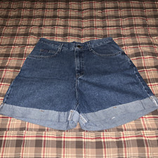 Lee Riders Vintage High Waist Cuffed Jean Shorts 30 Waist, Size 12 Medium
