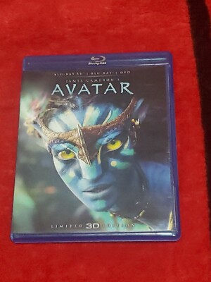 Avatar 3D Limited Edition (Blu-ray/DVD 3D, 2009) RARE OOP 