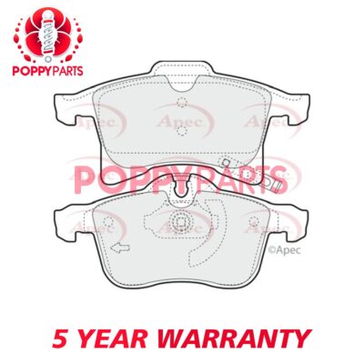 Fits Vauxhall Astra Zafira Meriva Combo GCP Front Brake Pads Set 93176115