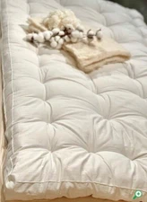 Sleep & Beyond myWoolly 3" Latex Wool Mattress Topper Bed 3 inch king queen