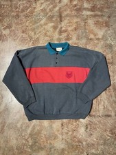 Vintage Cherokee Crewneck Sweater Color Block Sz L